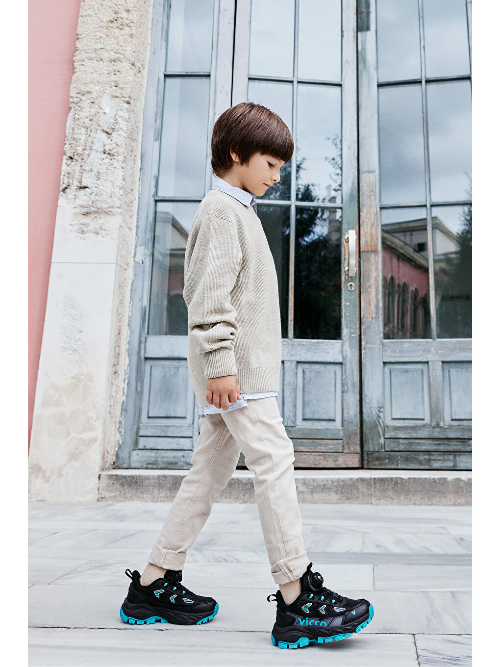 Bard Hafif Erkek Çocuk Siyah Trekking Bot-4