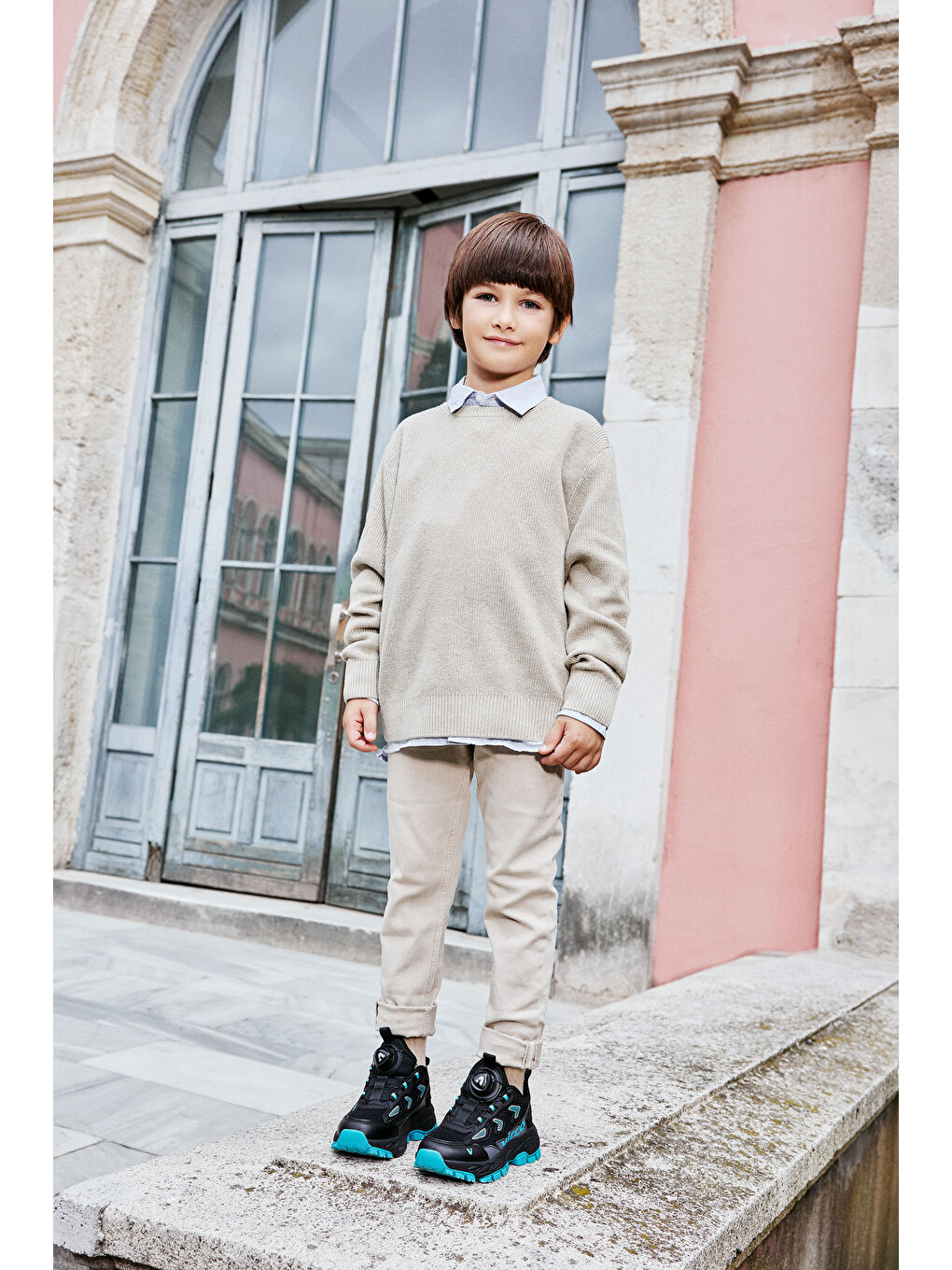 Bard Hafif Erkek Çocuk Siyah Trekking Bot-5