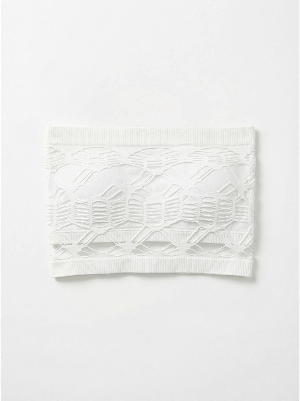 Beyaz C14050 Çift Katlı Straplez Büstiyer