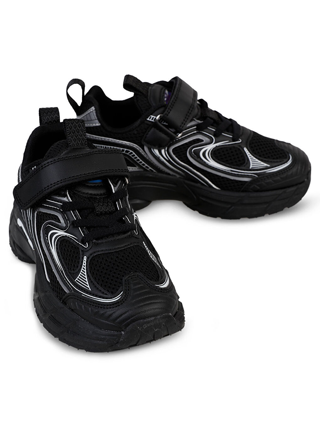 Sport Erkek Çocuk Spor Ayakkabı 31-36 Numara Beyaz-Siyah-1