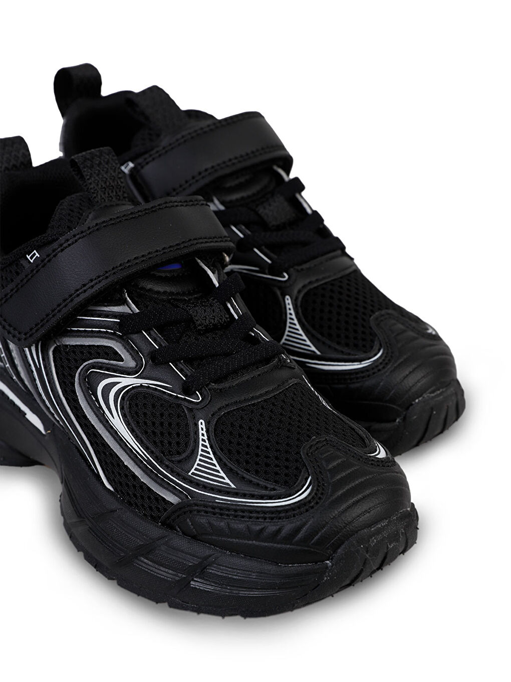 Sport Erkek Çocuk Spor Ayakkabı 31-36 Numara Beyaz-Siyah-3