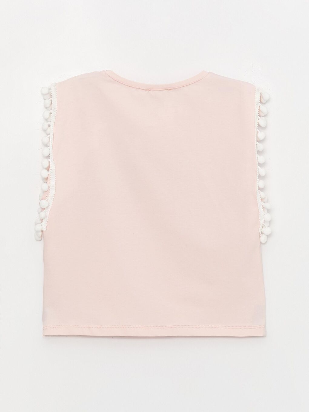 Pembe Kız Çocuk Pon Ponlu Always Tişört-1