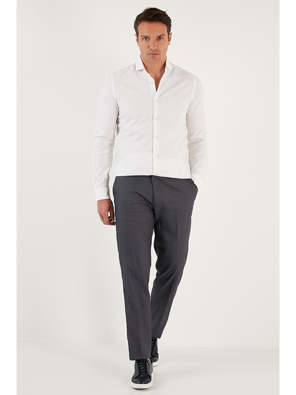 Lacivert Pamuklu Normal Bel Regular Fit Cepli Kumaş Erkek Pantolon 645JUPITER