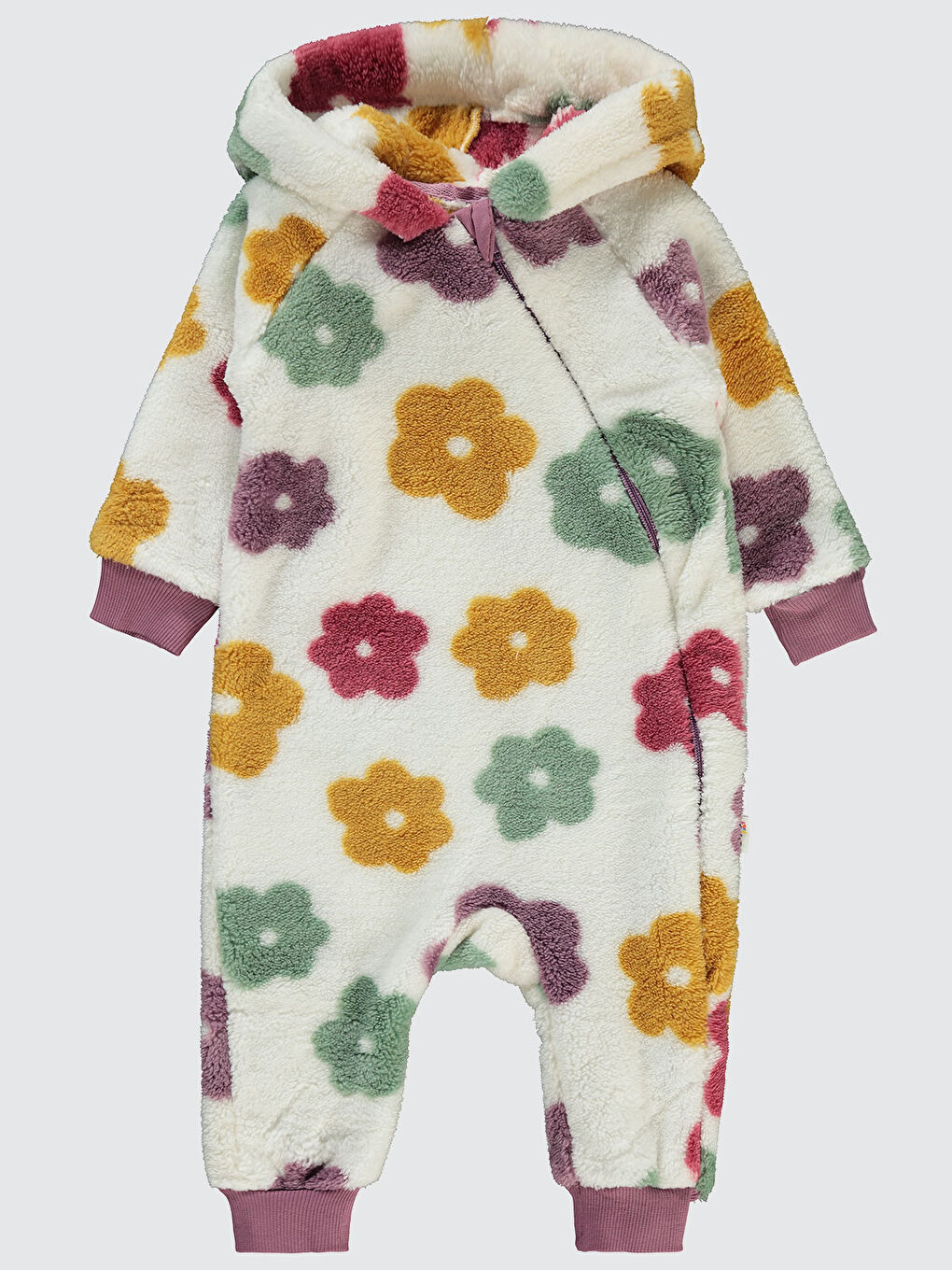 Baby Kız Bebek Patiksiz Tulum 6-18 Ay Ekru