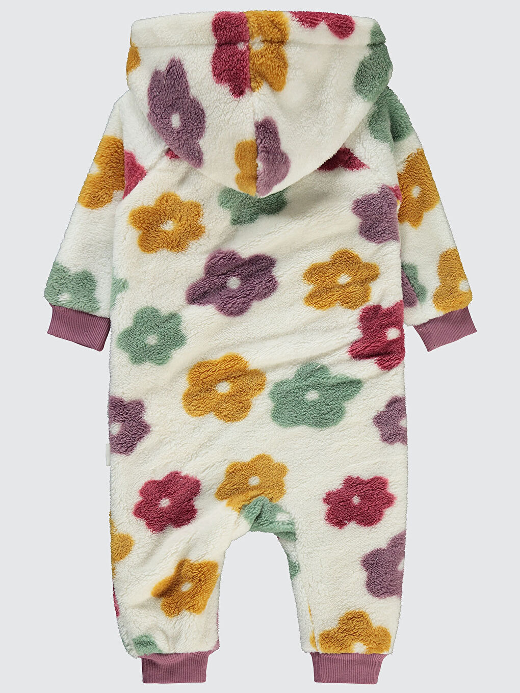 Baby Kız Bebek Patiksiz Tulum 6-18 Ay Ekru-1