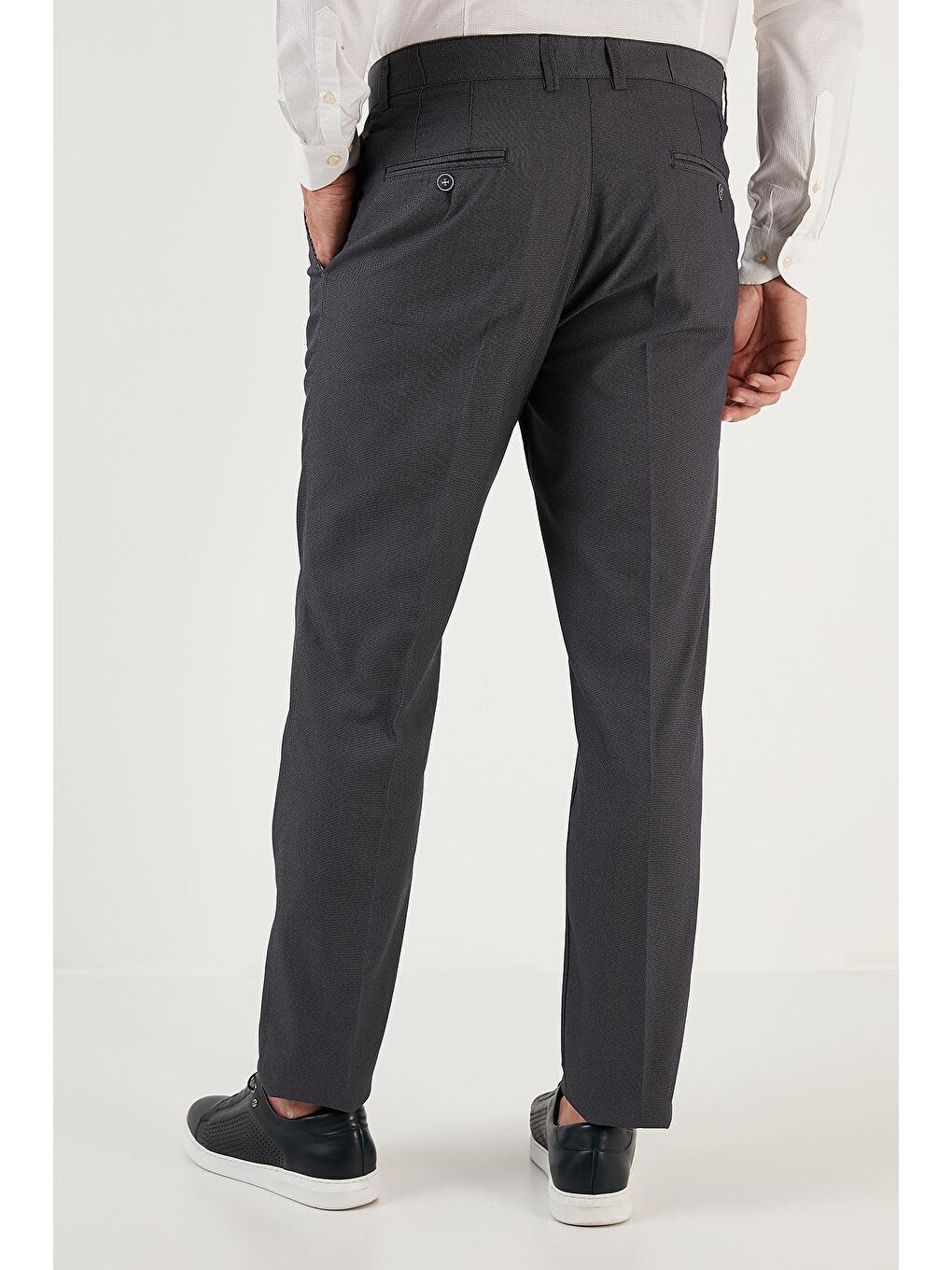 Lacivert Pamuklu Normal Bel Regular Fit Cepli Kumaş Erkek Pantolon 645JUPITER-4