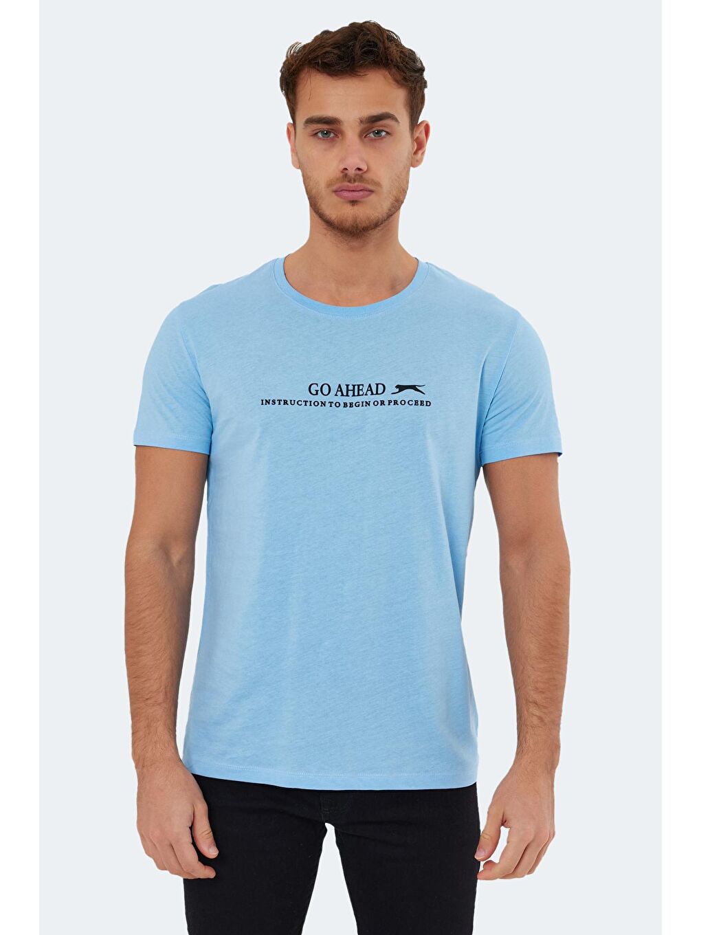 SANYA I Erkek Tişört Mavi-4