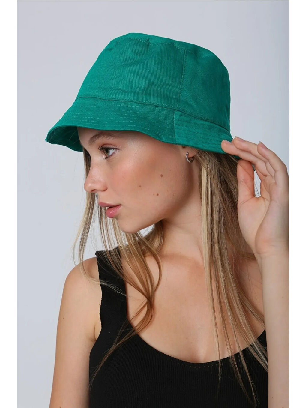 Remsa Mayo Yeşil Pamuk Bucket Şapka RŞ-110 - 1