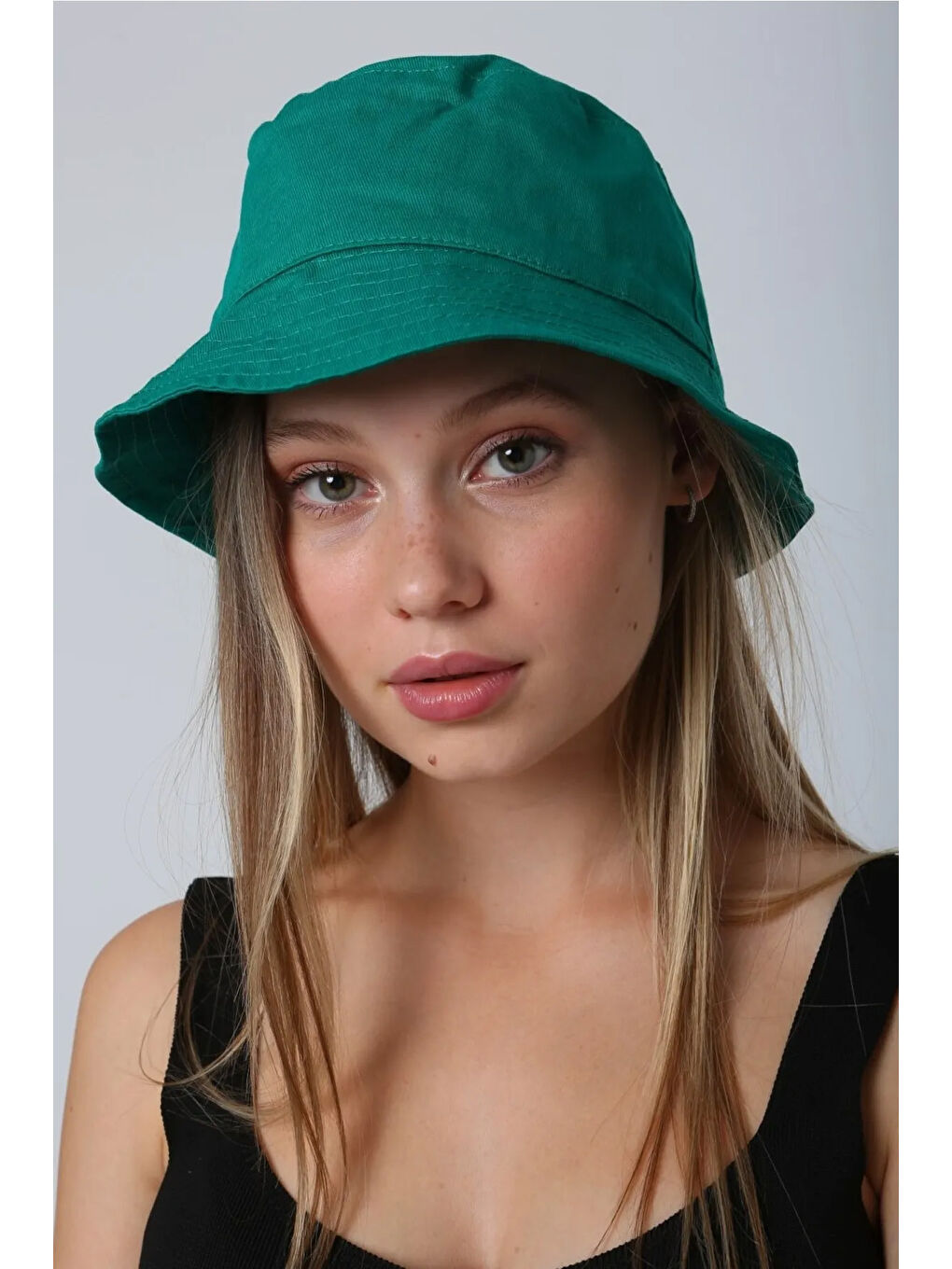 Remsa Mayo Yeşil Pamuk Bucket Şapka RŞ-110 - 2
