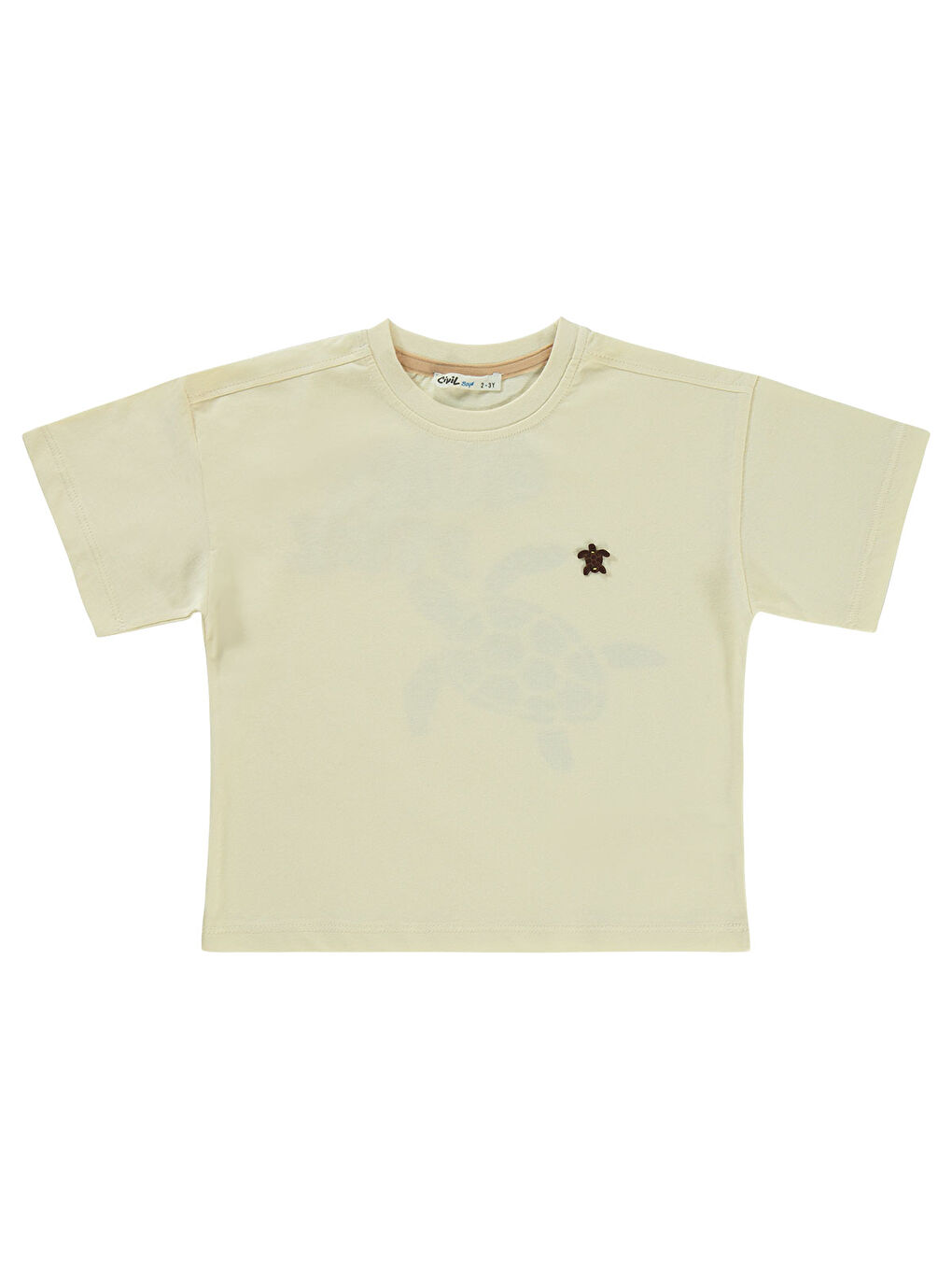 Bej Boys Erkek Çocuk Tişört 2-5 Yaş Fil Dişi