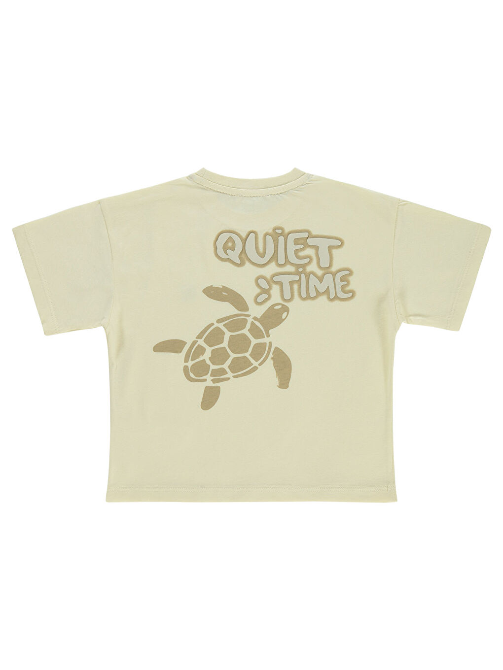 Bej Boys Erkek Çocuk Tişört 2-5 Yaş Fil Dişi-1