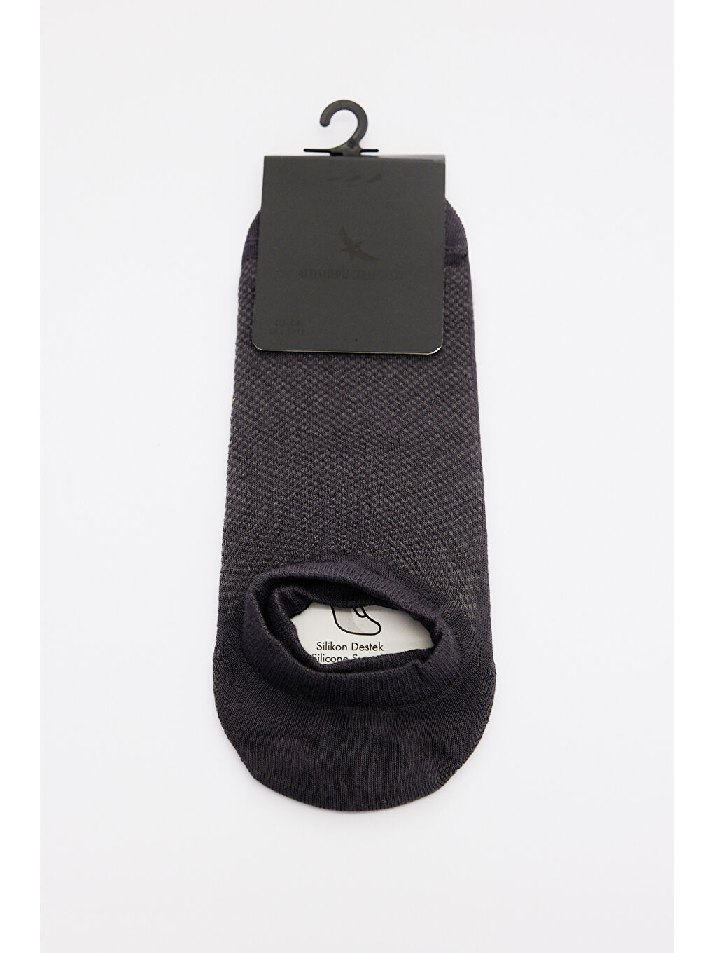 Erkek Antrasit Tekli Sneaker Spor Çorap