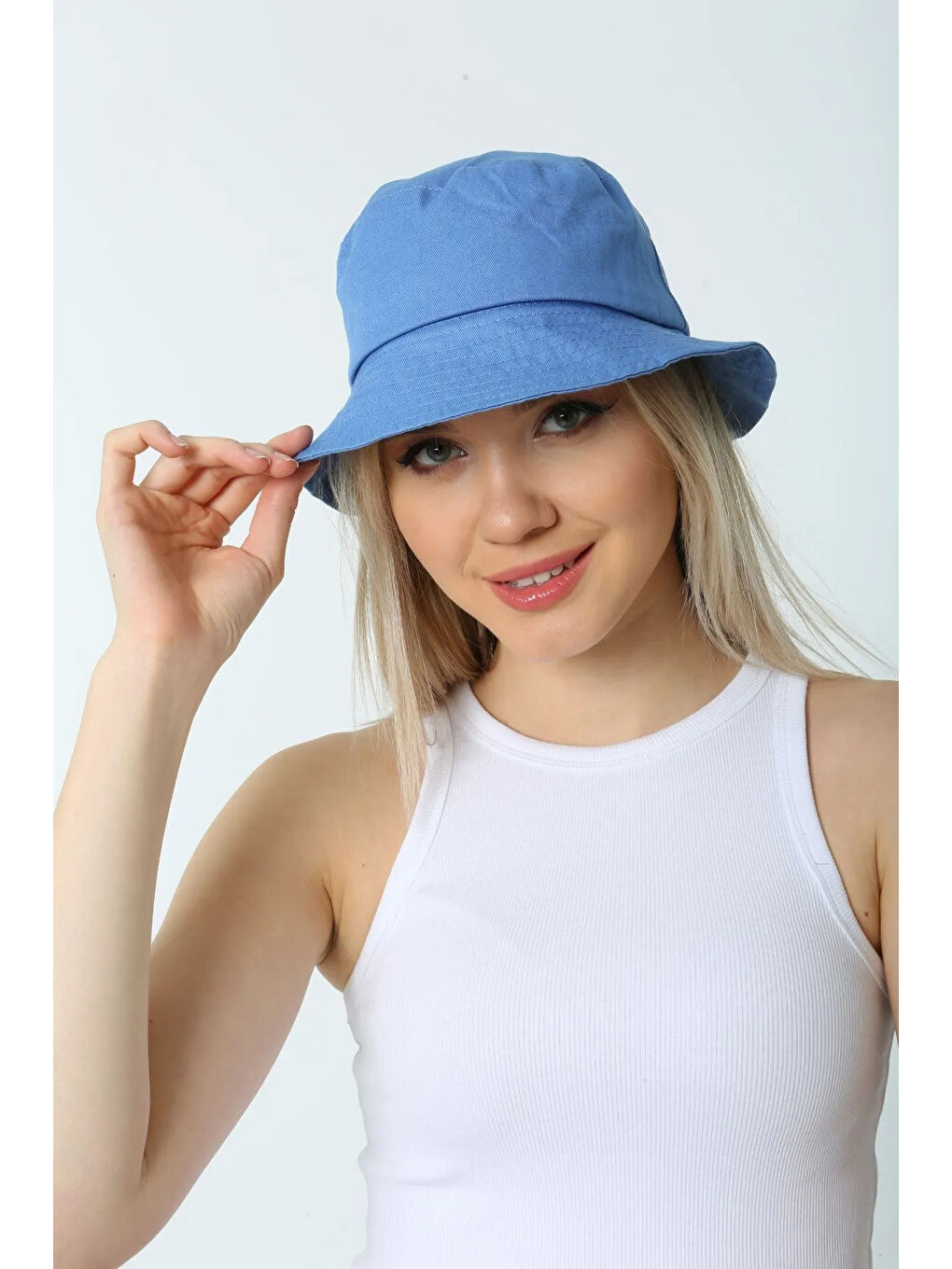 Remsa Mayo Indigo Pamuk Bucket Şapka RŞ-110 İndigo - 3