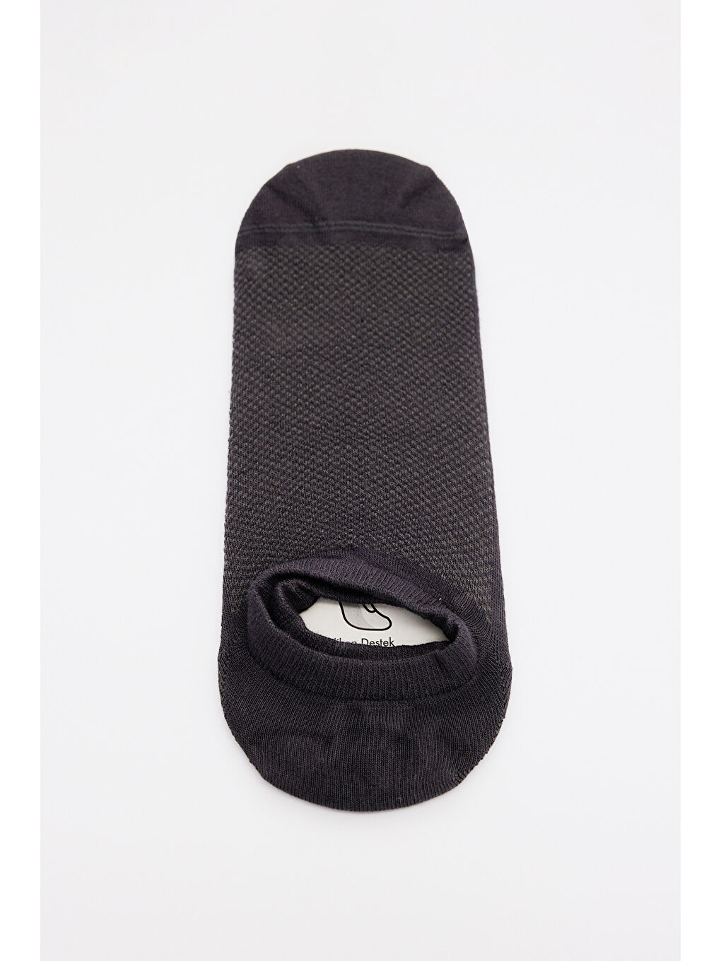 Erkek Antrasit Tekli Sneaker Spor Çorap-1