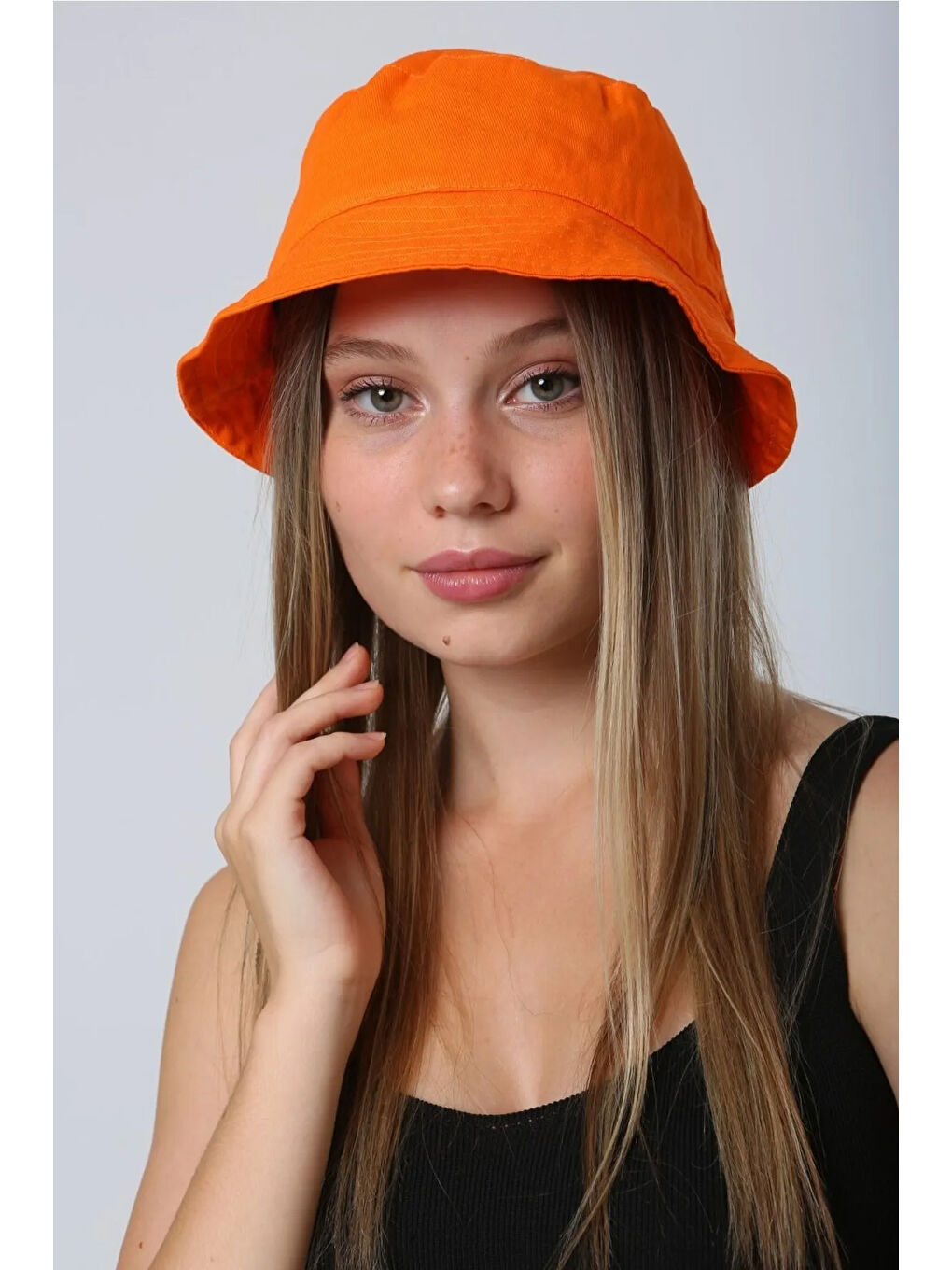 Remsa Mayo Pamuk Bucket Şapka RŞ-110 Turuncu - 2