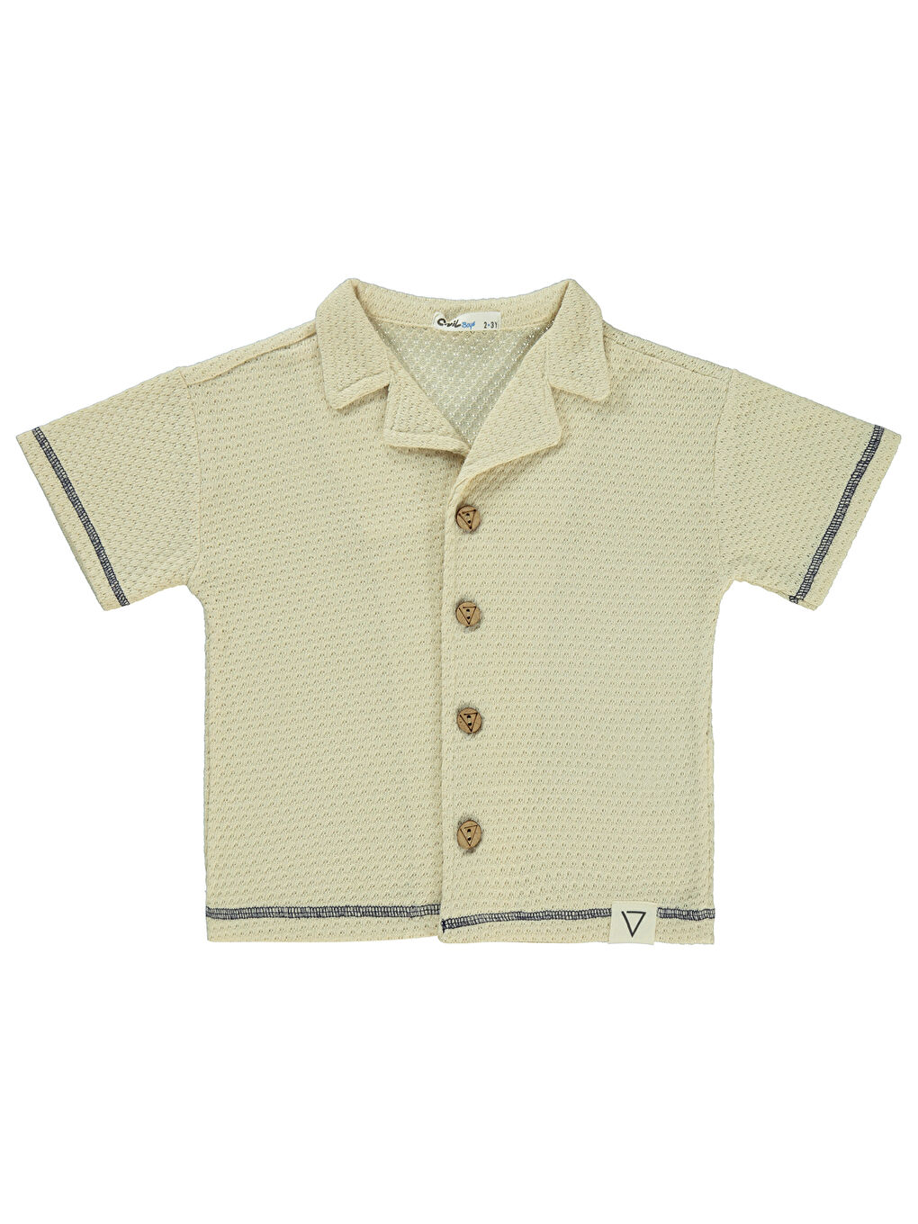 Boys Erkek Çocuk Gömlek 2-5 Yaş Ekru