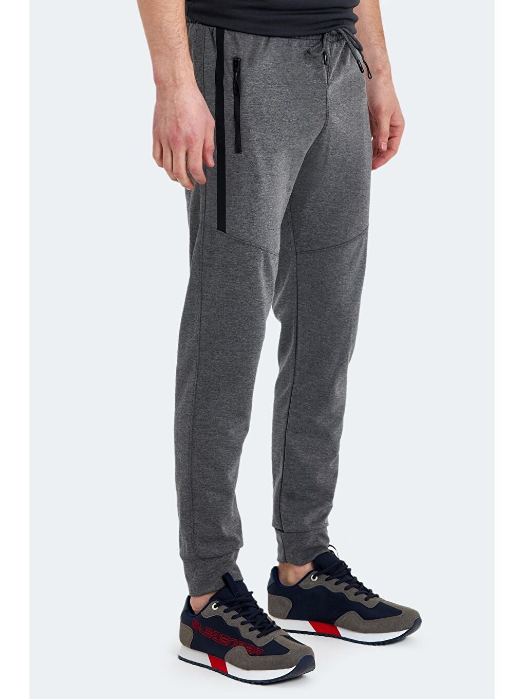 Bej KAVY Erkek Eşofman Altı Koyu Gri-3