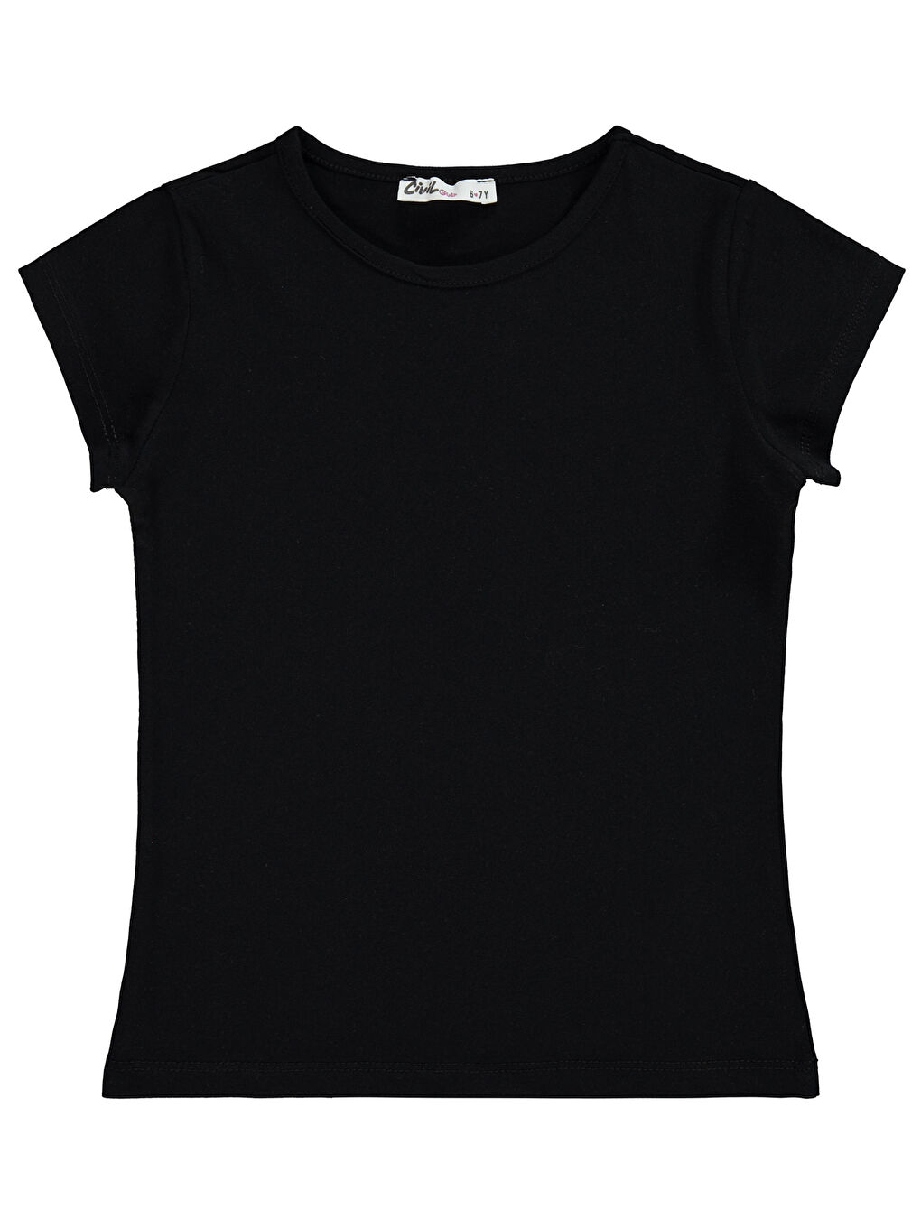 Girls Kız Çocuk Tişört 6-9 Yaş Siyah