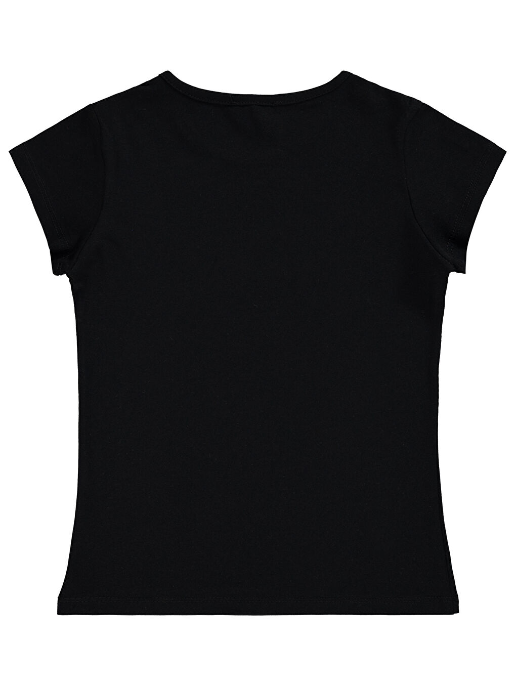 Girls Kız Çocuk Tişört 6-9 Yaş Siyah-1