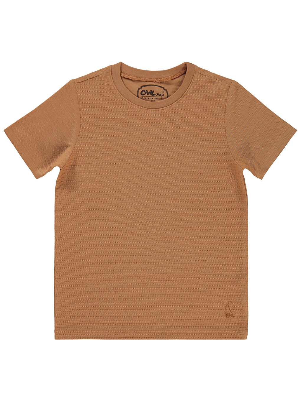 Kahverengi Boys Erkek Çocuk Tişört 6-9 Yaş Tarçın