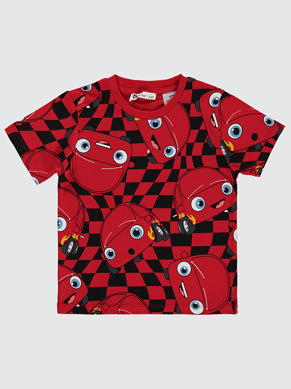 Erkek Çocuk Tişört 2-5 Yaş Kırmızı