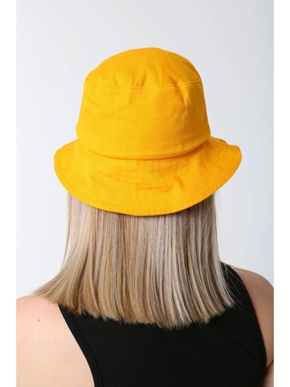 Pamuk Bucket Şapka RŞ-110 Sarı-2