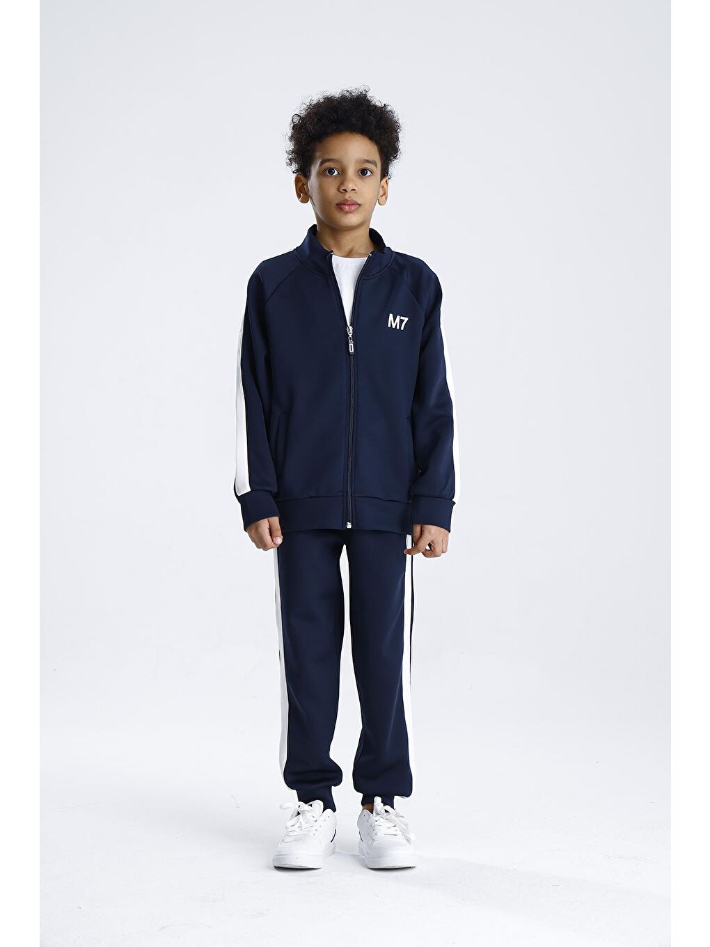 Lacivert Scuba Fermuarlı Takım