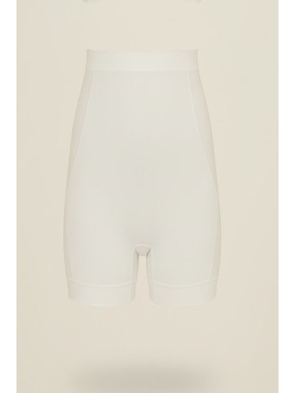 C17027 Düşük Bel İnce Boxer Korse Beyaz