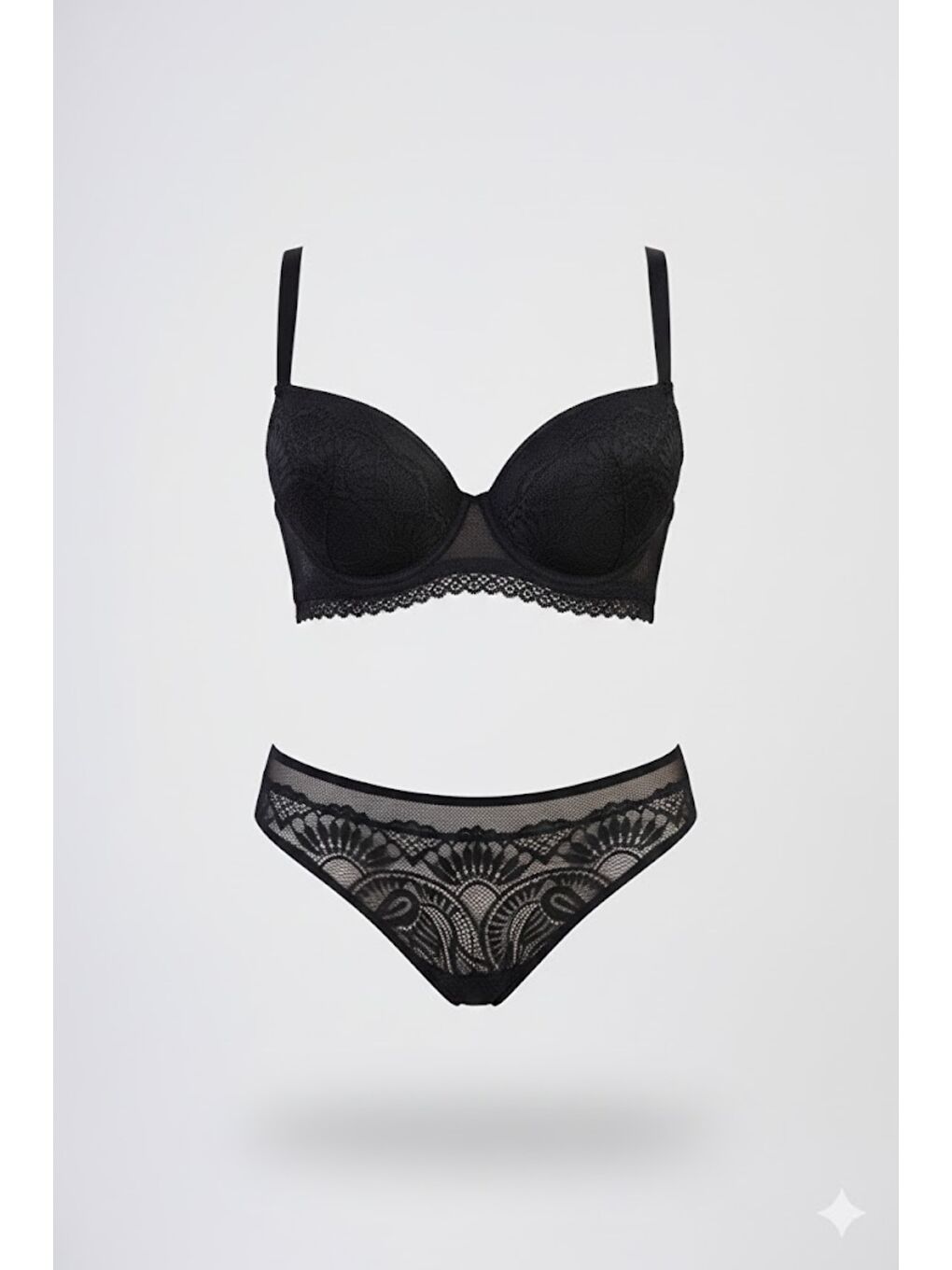 Desteksiz Sütyen C13019 Siyah