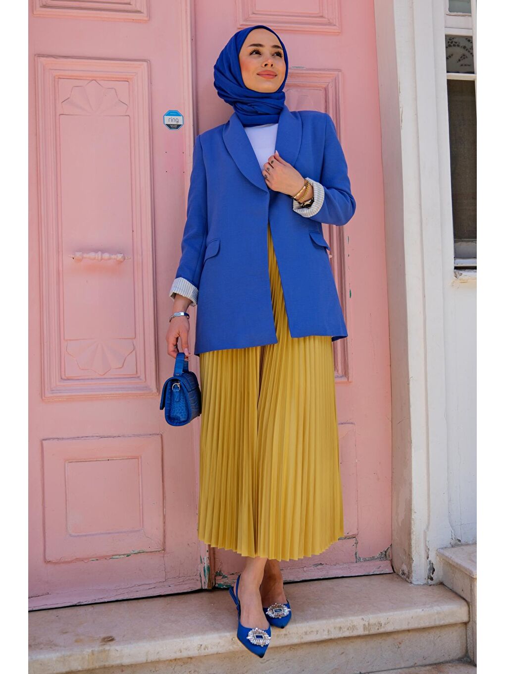 Elisa Piliseli Etek Sarı