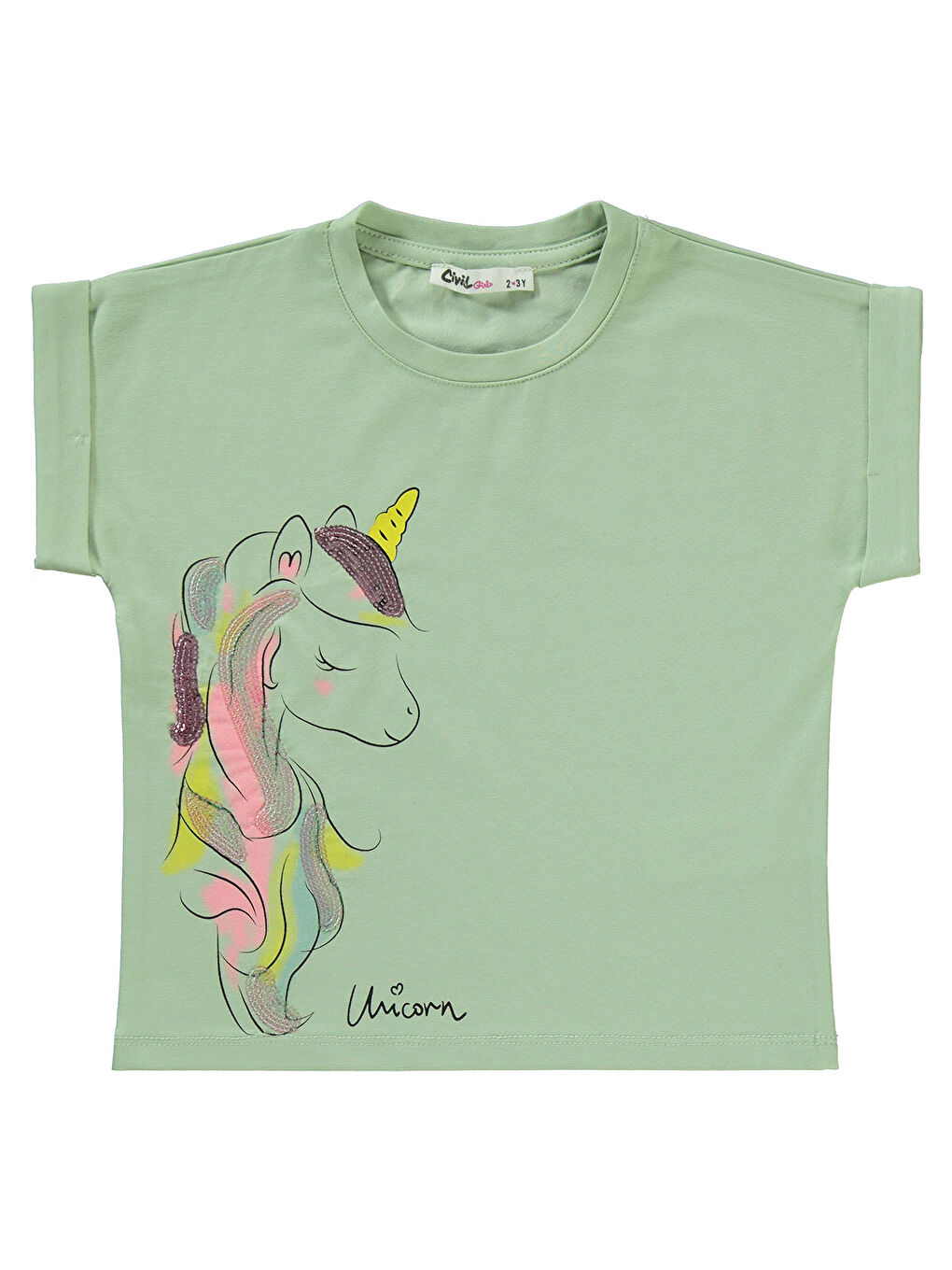 Girls Kız Çocuk Takım 2-5 Yaş Çağla Yeşili-2