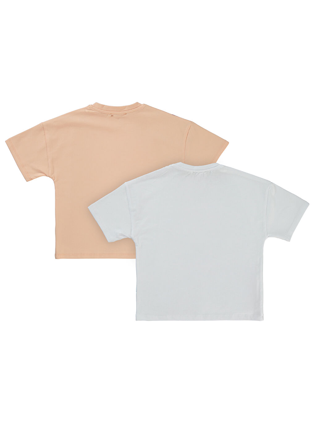 Girls Kız Çocuk 2'li Tişört 6-9 Yaş Lila-1