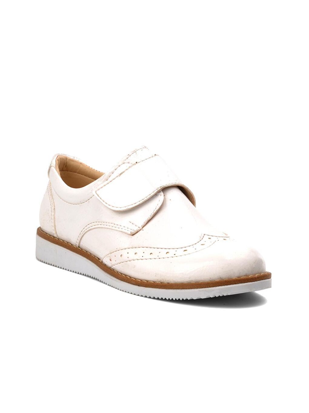 22Y97 Beyaz Rugan Erkek Çocuk Günlük Ayakkabı-2