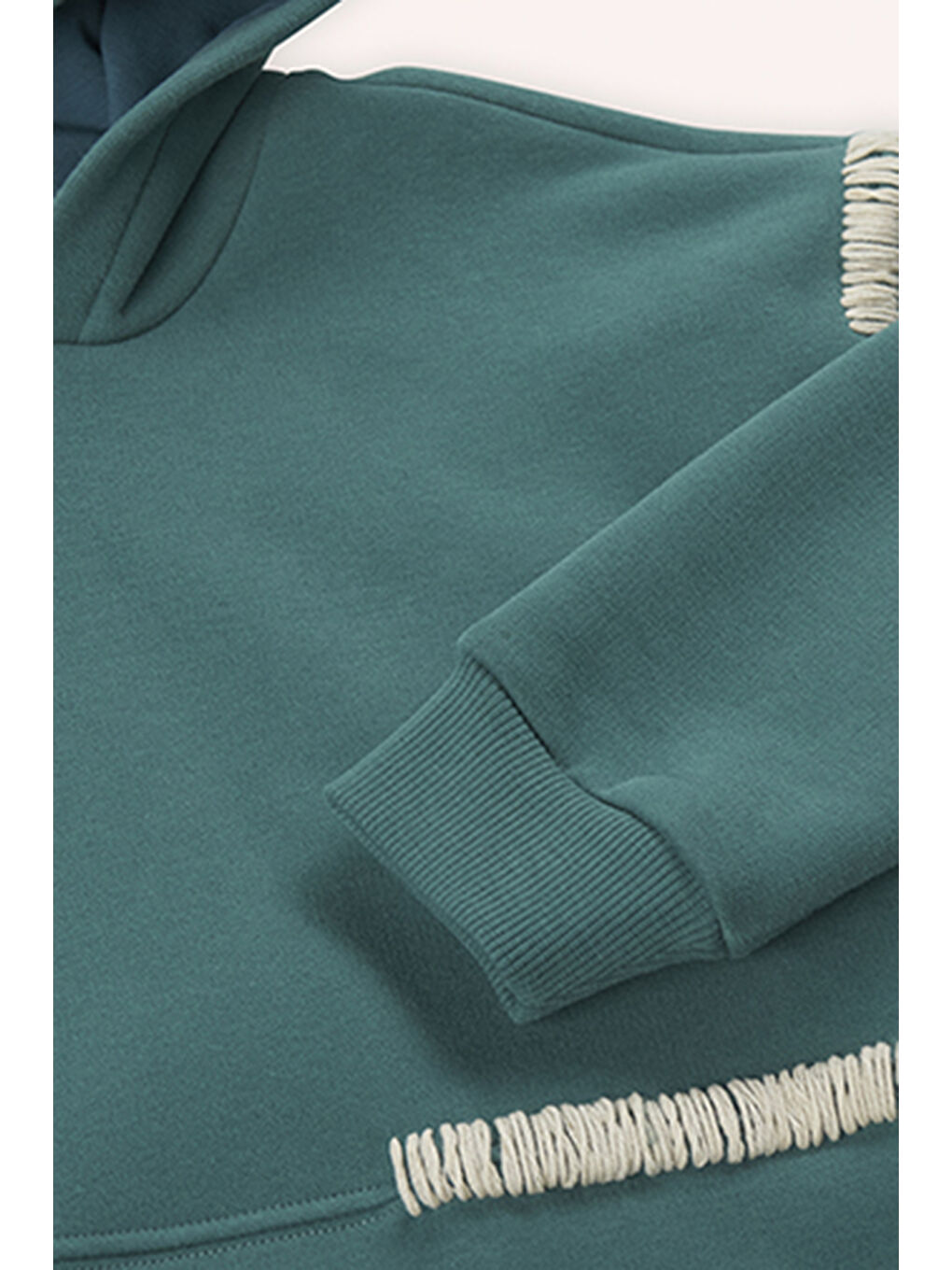 Erkek Çocuk Kapüşonlu Yeşil Sweatshirt-4