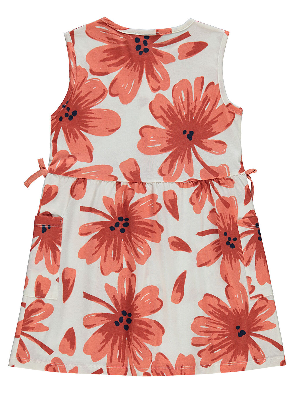 Pembe Girls Kız Çocuk Elbise 6-9 Yaş Şeftali-1