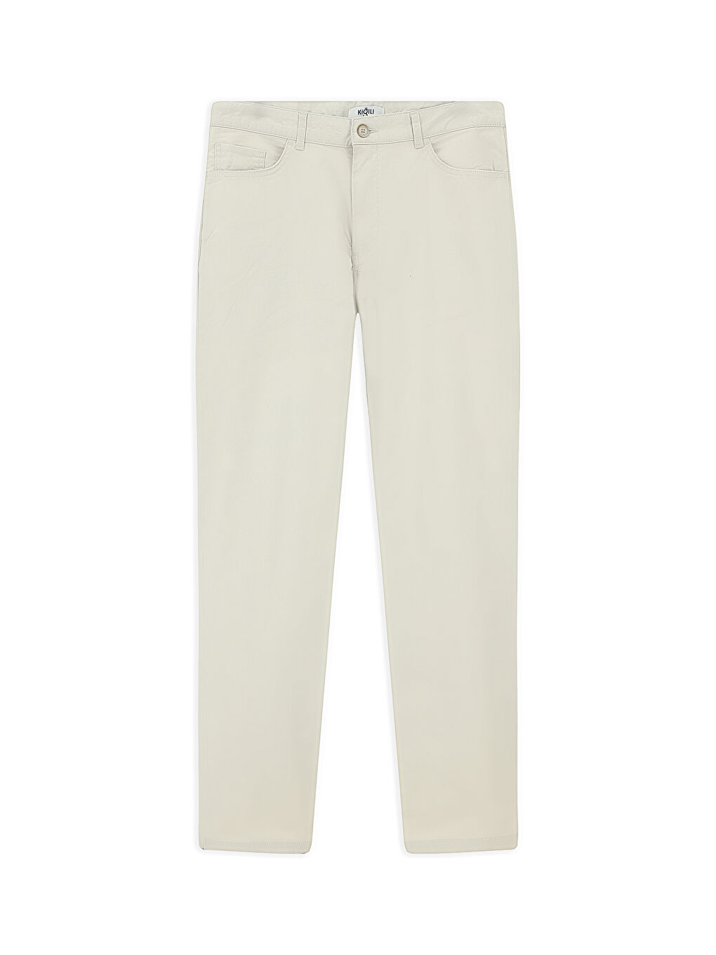 Bej Relaxed Fit Rahat Kesim Elastanlı Kanvas /  Chino Pantolon-6
