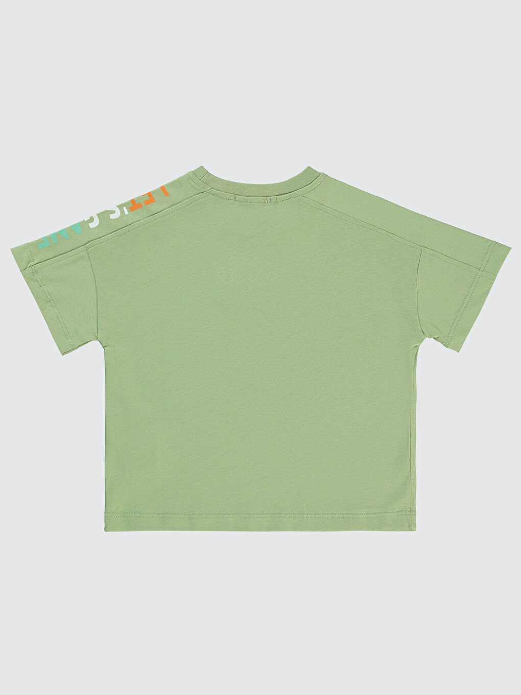 Boys Erkek Çocuk Tişört 2-5 Yaş Haki-1