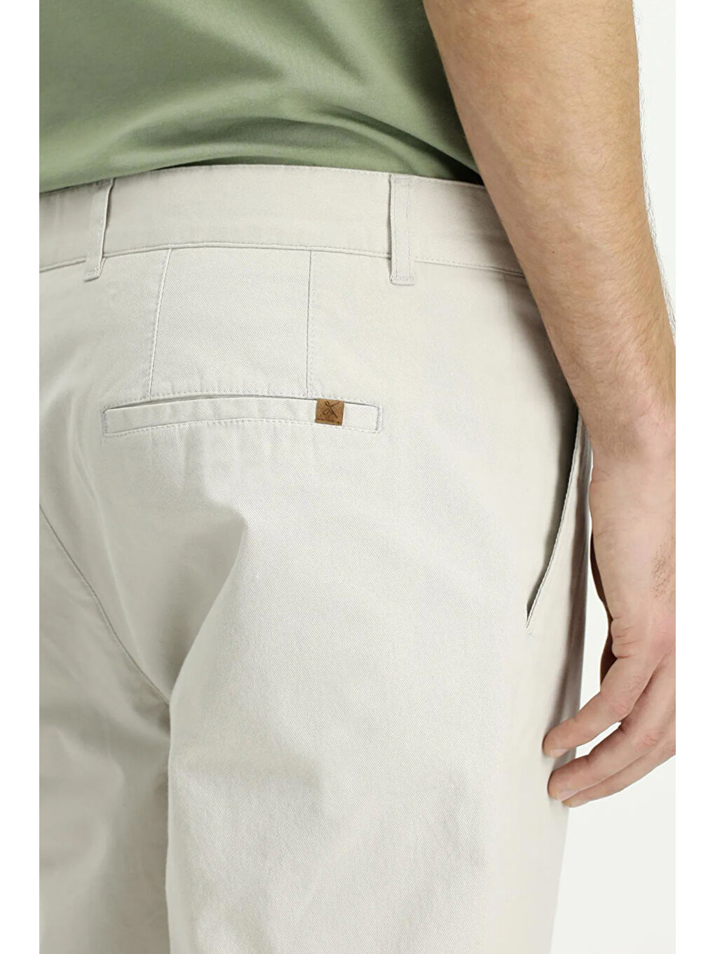 Bej Regular Fit Elastanlı Kanvas / Chino Pantolon-5