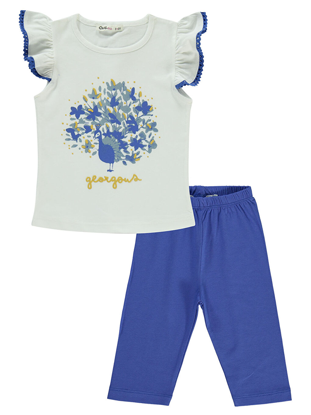 Girls Kız Çocuk Takım 2-5 Yaş İndigo