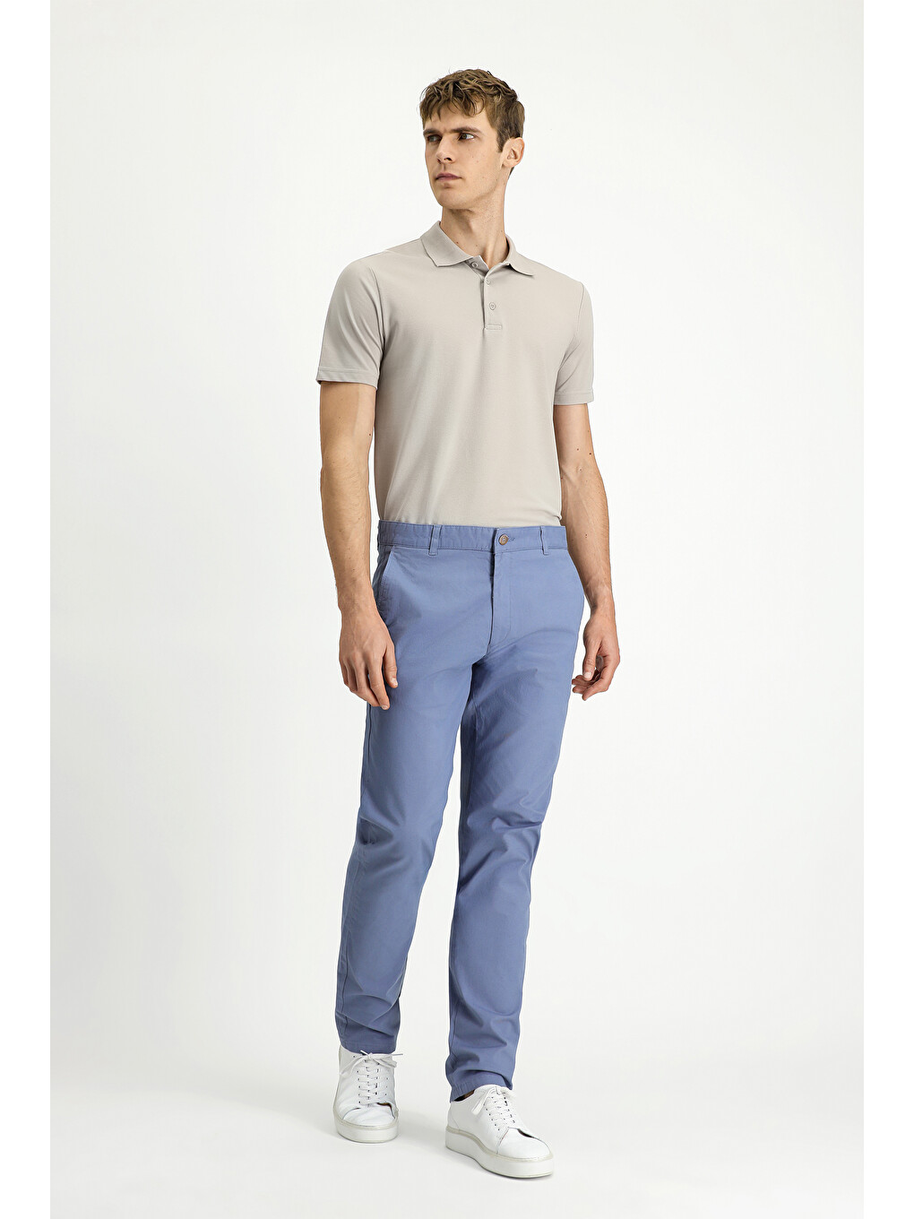 Mavi Regular Fit Elastanlı Kanvas /  Chino Pantolon-1