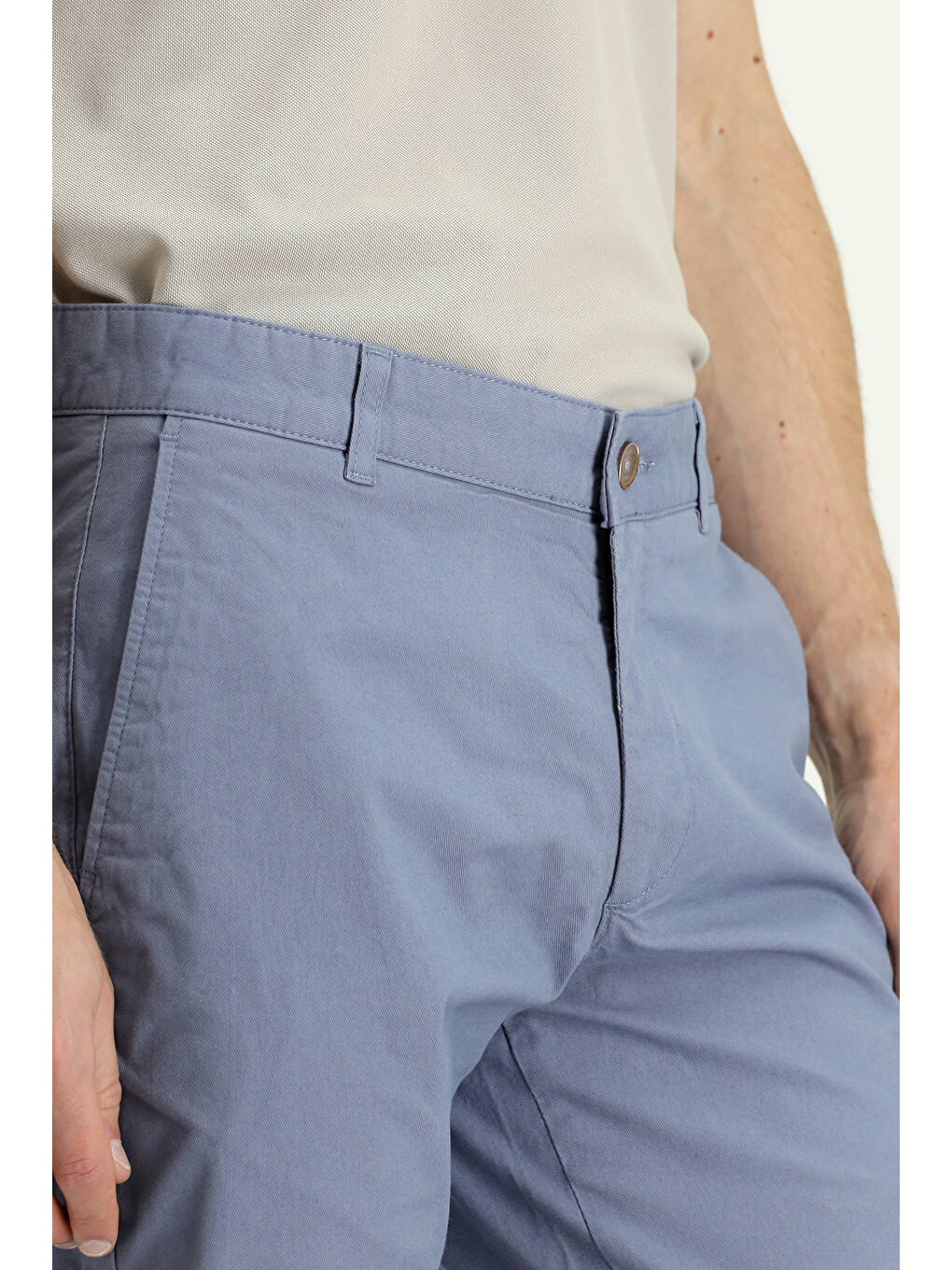 Mavi Regular Fit Elastanlı Kanvas /  Chino Pantolon-4