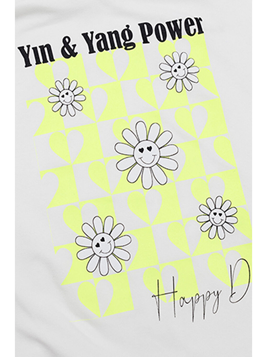 Kız Çocuk Baskı Detaylı Kapüşonlu Ekru Sweatshirt-5