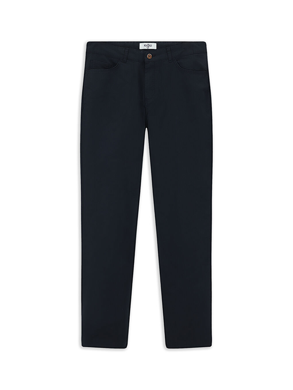 Lacivert Relaxed Fit Rahat Kesim Elastanlı Kanvas / Chino Pantolon-5