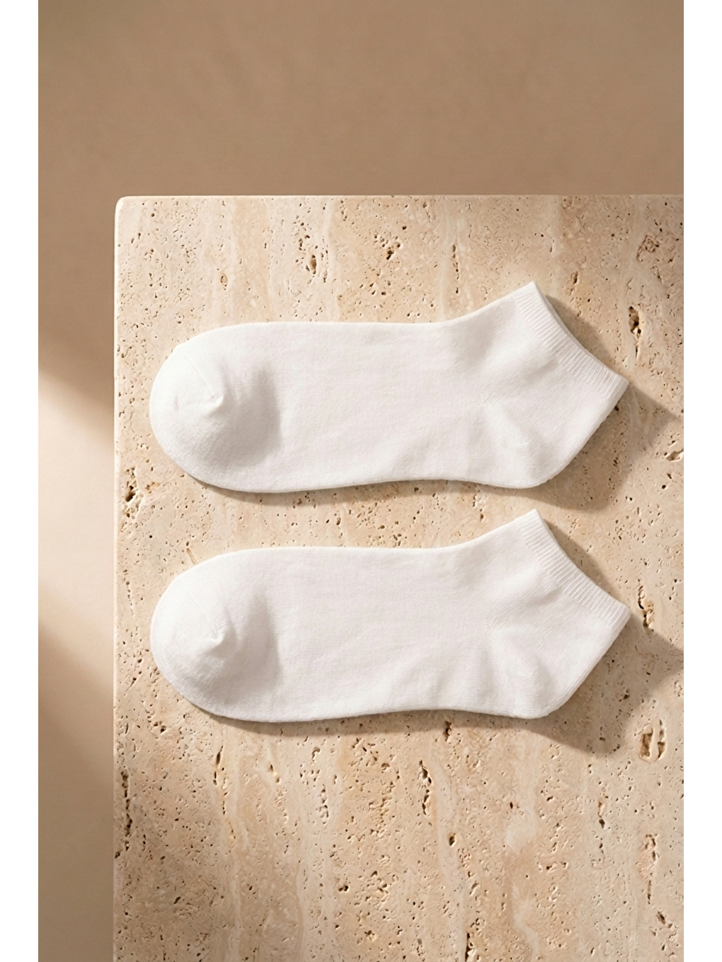 Karışık Erkek 4'lü Çizgili Step Patik Çorap-2