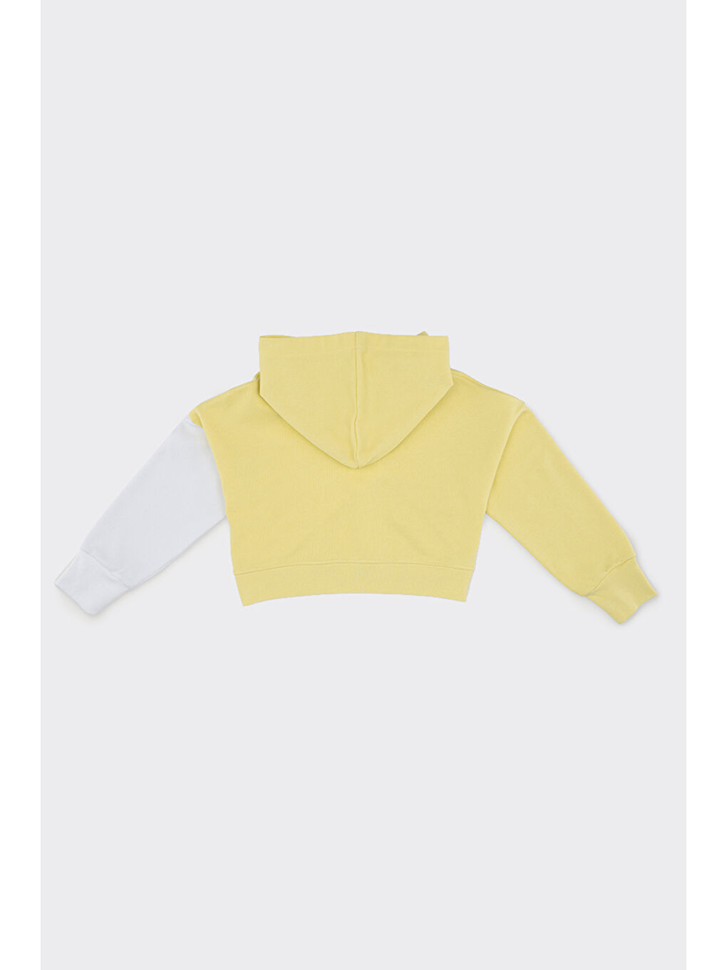 Kız Çocuk Asimetrik Sarı Sweatshirt-6