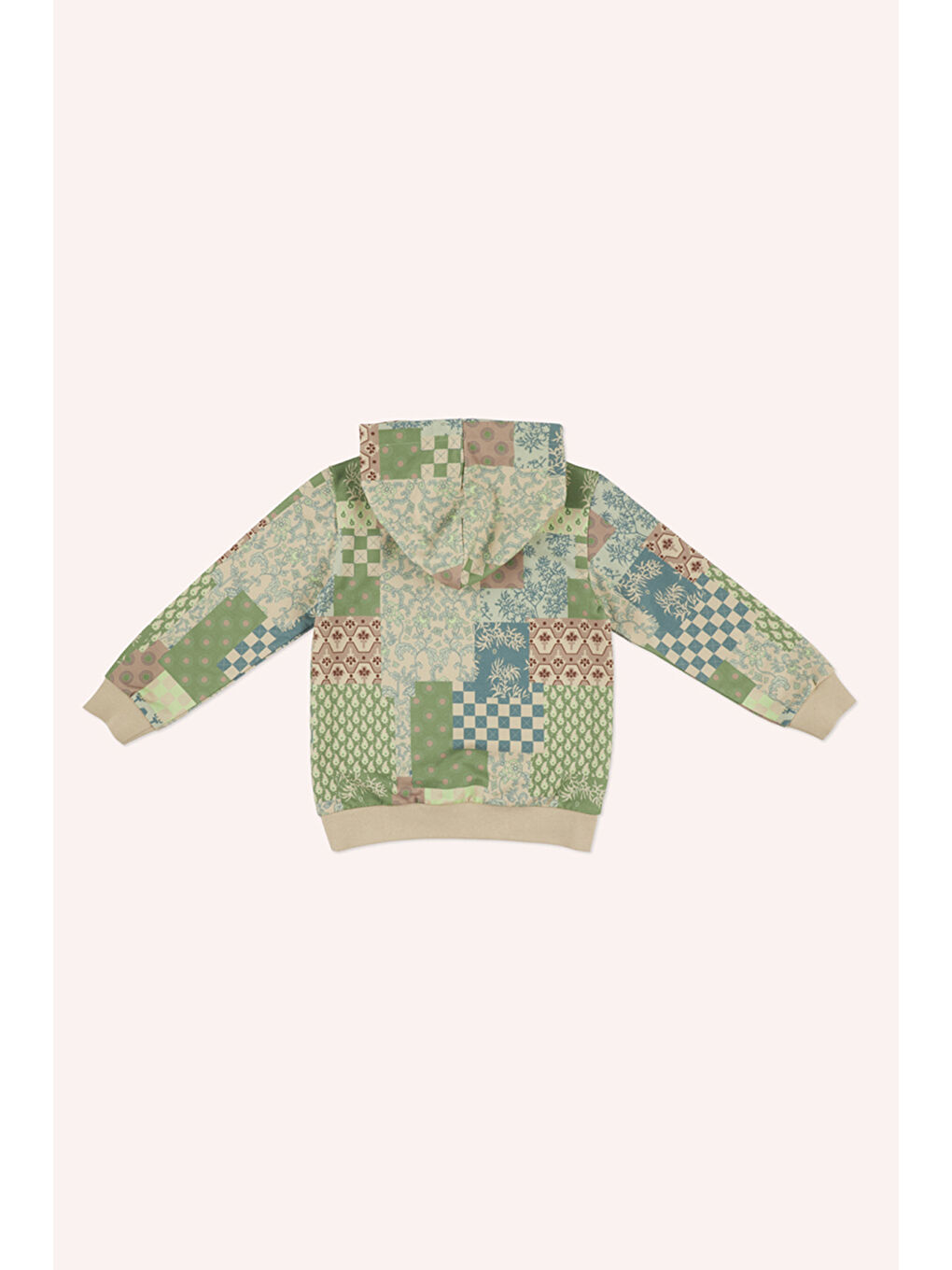 Erkek Çocuk Baskılı Bej Sweatshirt-1