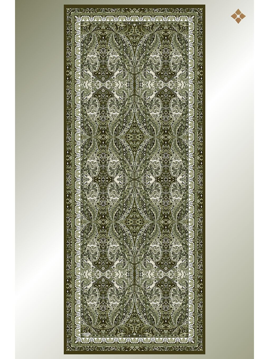 Karışık Kadın Nysa Soft Şal Paketi (İndigo-Bordo-Haki)-3