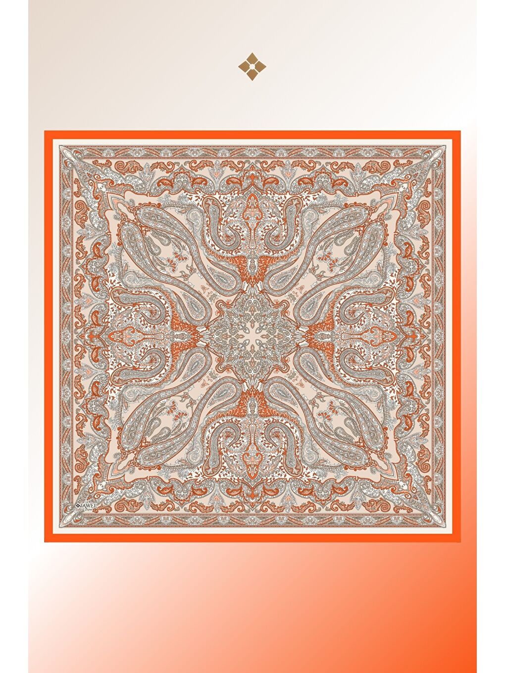 Karışık Kadın Spring Soft Eşarp Paketi Carissa (Turuncu-Bebe Mavi-Lime)-3