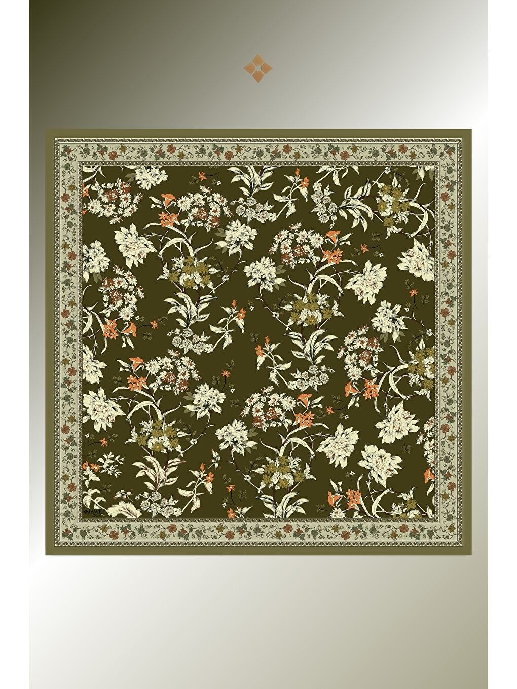 Karışık Kadın Spring Soft Eşarp Paketi Limira (Krem Bordo-Haki-Bordo)-2