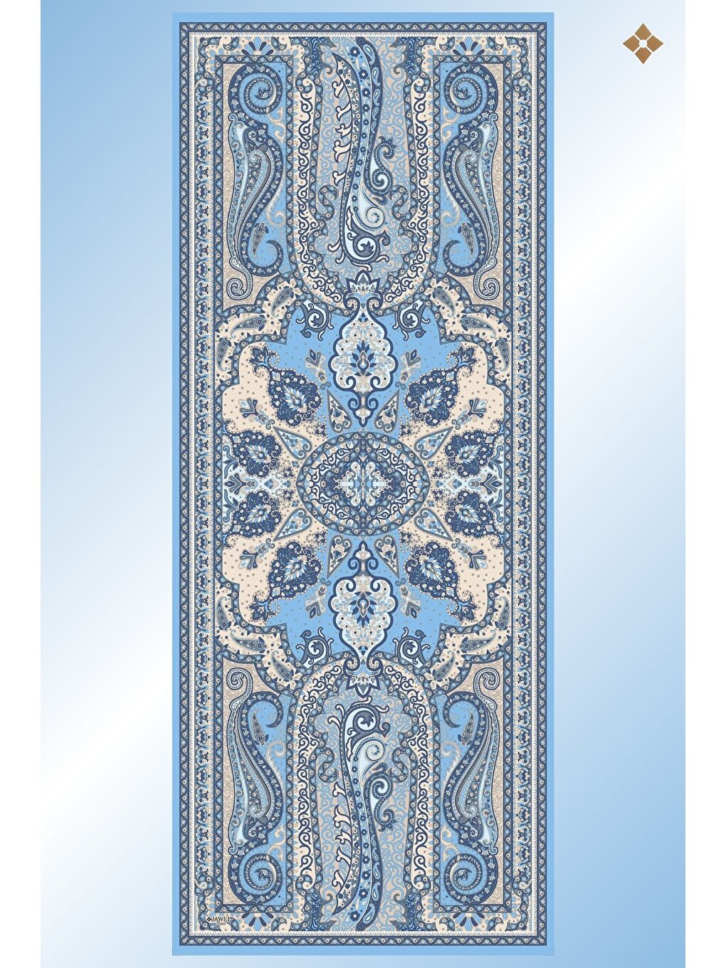 Karışık Kadın Tlos Soft Şal Paketi (Lime-Turuncu-Bebe Mavi)-1